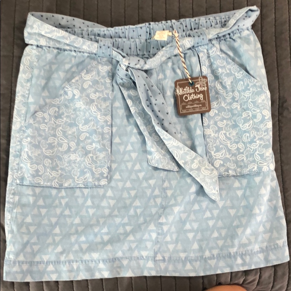 Matilda Jane blue jean skirt